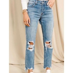 Shop Stevie Distressed Jeans